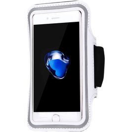 Mobigear Handyhalterung Joggen iPhone 6s Sporthülle Neopren Sportarmband - Weiß Mobigear Handyhalterung Joggen iPhone 6s Sporthülle Neopren Sportarmband - Weiß