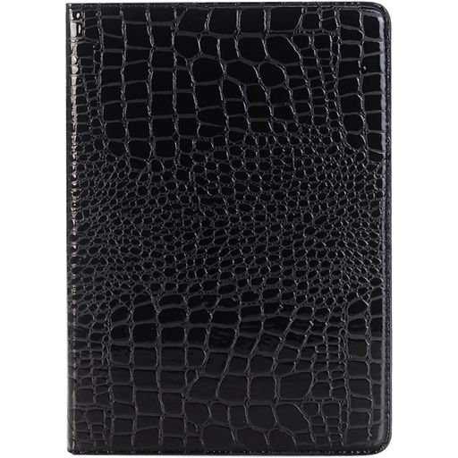 Mobigear Croco iPad Pro 9.7 Zoll (2016) Hülle Klapphülle - Schwarz