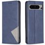 Mobigear Rhombus Slim Google Pixel 8 Pro Hülle Klapphülle - Blau