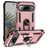 Mobigear Armor Ring Google Pixel 9 Pro XL Hülle Hardcase Backcover Stoßfest mit Ringhalter - Roségold