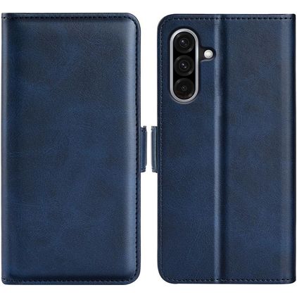 Mobigear Slim Magnet Samsung Galaxy A36 Hülle Klapphülle Geldbörse - Dunkelblau