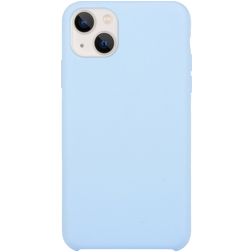 Mobigear Rubber Touch iPhone 15 Silikon Hülle Backcover - Blau