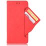 Mobigear Slide Wallet LG K51s Hülle Klapphülle Geldbörse - Rot