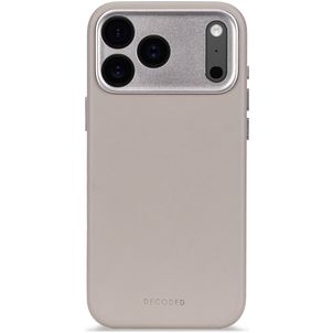 Decoded iPhone 17 Pro Hülle Echtes Leder Backcover Stoßfest - Solid Clay
