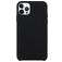 Mobigear Rubber Touch iPhone 15 Pro Max Silikon Hülle Backcover - Schwarz
