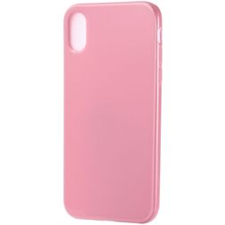 Mobigear Colors iPhone XS Max Hülle Flexibles TPU Backcover - Pink