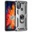 Mobigear Armor Ring Motorola Moto G50 Hardcase Backcover Shockproof mit Ringhalter - Silber