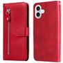 Mobigear Zipper iPhone 17 Hülle Klapphülle Geldbörse - Rot