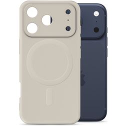 My Style Protective Flex iPhone 18 Pro Max MagSafe Hülle Flexibles TPU Backcover - Antique White