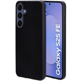 Mobiparts Classic Samsung Galaxy S25 FE Hülle Flexibles TPU Backcover - Schwarz