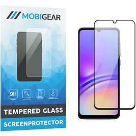 Mobigear Premium Samsung Galaxy A05 Panzerglas Gehärtetes Glas Displayschutz - Hüllenfreundlich - Schwarz