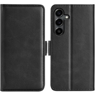 Mobigear Slim Magnet Samsung Galaxy S25 FE Hülle Klapphülle Geldbörse - Schwarz