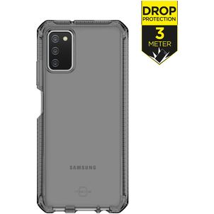ITSkins SpectrumClear Samsung Galaxy A02s Hülle Flexibles TPU Backcover Stoßfest - Smoke