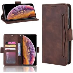Mobigear Slide Wallet iPhone 11 Hülle Klapphülle Geldbörse - Braun