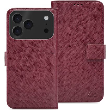 My Style Flex Wallet iPhone 17 Pro Hülle Klapphülle Geldbörse - Bordeaux