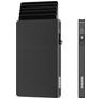 Valenta Cardprotector Aluminium Kartenetui - 7 Karten - MagSafe Kompatibel - Dark Grey
