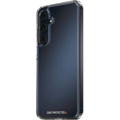 PanzerGlass D30 Durchsichtig Samsung Galaxy A55 Hülle Hardcase Backcover Stoßfest - Transparent