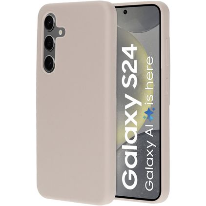 Mobiparts Samsung Galaxy S24 Silikon Backcover - Soft Salmon