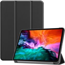 Mobigear Tri-Fold iPad Pro 12.9 Zoll (2022) Hülle Klapphülle + Stifthalter - Schwarz