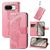 Mobigear Butterfly Google Pixel 8 Hülle Klapphülle Geldbörse - Pink