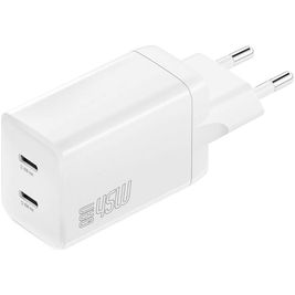 4Smarts GaN Dual USB-C Power Delivery 45W - Weiß