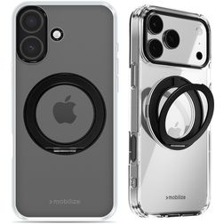 Mobilize 360 Rotating Ring iPhone 17 MagSafe Hülle Hardcase Backcover mit Ringhalter - Schwarz
