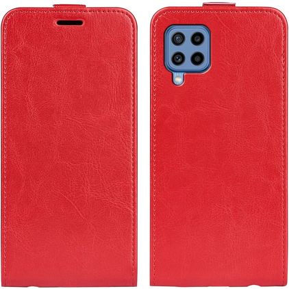 Mobigear Samsung Galaxy M22 Hülle Flipcase - Rot