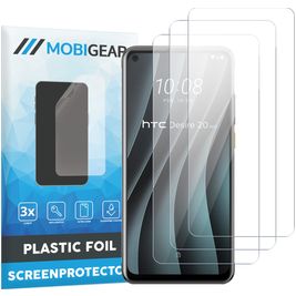 Mobigear HTC Desire 20 Pro Displayschutz Schutzfolie - Hüllenfreundlich (3er Pack)