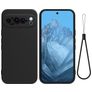 Mobigear Colors Google Pixel 9 Pro Hülle Flexibles TPU Backcover - Schwarz