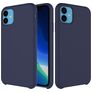 Mobigear Rubber Touch iPhone 11 Silikon Hülle Backcover - Marineblau