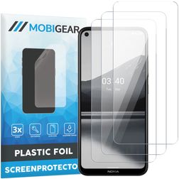 Mobigear Nokia 3.4 Displayschutz Schutzfolie - Hüllenfreundlich (3er Pack)