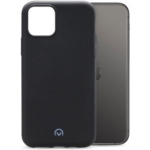 Mobilize Rubber Gelly iPhone 11 Pro Max Hülle Flexibles TPU Backcover - Matt Black