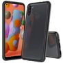 Mobigear Crystal Samsung Galaxy A11 Hülle Hardcase Backcover - Schwarz / Transparent