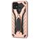 Mobigear Armor Stand Realme C21Y Hülle Hardcase Backcover Stoßfest mit Ständer - Roségold