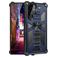 Mobigear Armor Stand Samsung Galaxy S22 Ultra Hülle Hardcase Backcover Stoßfest mit Ständer - Blau