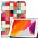 Mobigear Tri-Fold iPad 7 (2019) Hülle Klapphülle - Mosaik