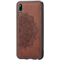 Mobigear Mandala Huawei Y7 Pro (2019) Hülle Hardcase Backcover - Braun