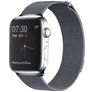 Mobigear Loop Milanaise Apple Watch Armband Magnetverschluss - 49/46/45/44 mm - Grau