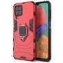 Mobigear Armor Ring Samsung Galaxy M33 Hülle Hardcase Backcover Stoßfest mit Ringhalter - Rot