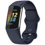 Mobigear Sport Dual Silikon Fitbit Charge 5 Armband Drückerschließe - Dunkelblau