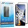 Mobigear Premium POCO X4 Pro 5G Panzerglas Gehärtetes Glas Displayschutz - Hüllenfreundlich - Schwarz