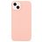 Mobigear Colors iPhone 14 Hülle Flexibles TPU Backcover - Pastellrosa