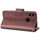 Mobigear Butterfly Xiaomi Mi 8 SE Hülle Klapphülle Geldbörse - Braun