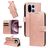 Mobigear Butterfly OnePlus 15 Hülle Klapphülle Geldbörse - Roségold