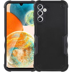 Mobigear Non-slip Armor Samsung Galaxy A14 Hülle Hardcase Backcover Stoßfest - Schwarz