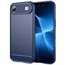 Mobigear Brushed Slim iPhone Air Hülle Flexibles TPU Backcover - Blau