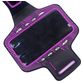 Mobigear LED Handyhalterung Joggen iPhone 6s Plus Sporthülle Neopren Sportarmband - Lila