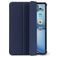 Decoded Textured Slim iPad Air 13 Zoll (2024) Hülle Flexibles Silikon Klapphülle - Navy Peony