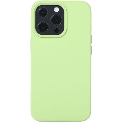 Mobigear Rubber Touch iPhone 14 Pro Max Silikon Hülle Backcover - Limette