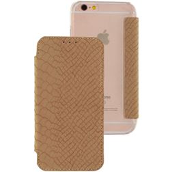 Mobilize Slim Gelly iPhone 6s Hülle Klapphülle - Snake Creamy Rose
